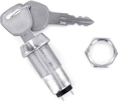 TRU COMPONENTS TC-SS1E TC-SS1E Sleutelschakelaar 3 A 1x aan/uit 1 stuk(s)