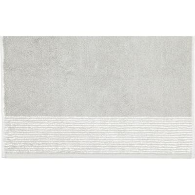 Cawö Cawo Two-Tone Handdoek Platina 50x100