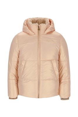 Like Flo winter winterjas meisjes - oranje - Aelin - kort, capuchon