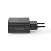 Nedis Oplader | Snellaad functie | 1.5 / 2.0 / 2.5 / 3.0 A | 32 W | 1 stuks - WCQC402ABK WCQC402ABK - thumbnail