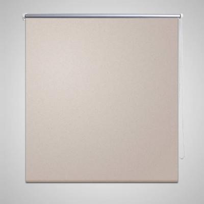 VidaXL Rolgordijn verduisterend 84,4 x 230 cm stofbreedte 80 cm beige