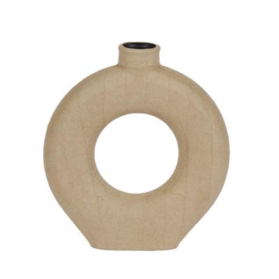 Figuur Décopatch vaas ring 21x21x23cm Figuur Décopatch vaas ring 21x21x23cm