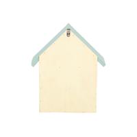 Esschert Design houten insectenhotel 10x24x29 cm naturel/mintgroen - thumbnail