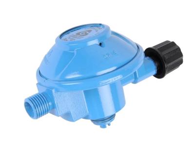 Drukregelaar 30mb campingaz x 1/4 links Drukregelaar 30mb campingaz x 1/4 links