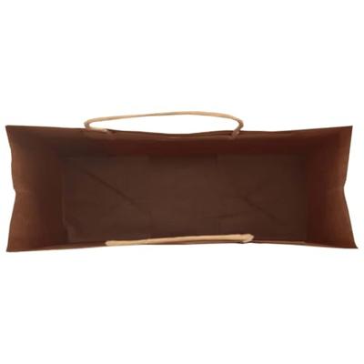 VidaXL Papieren zakken 250 st met hengsels 45x17x48 cm rood