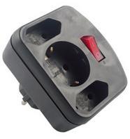 REV 00135171 Stopcontactsplitter Zwart - thumbnail