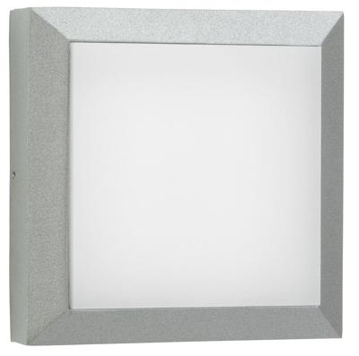 Albert Vierkante wandlamp buitenParel 32cm-grijs - 696562