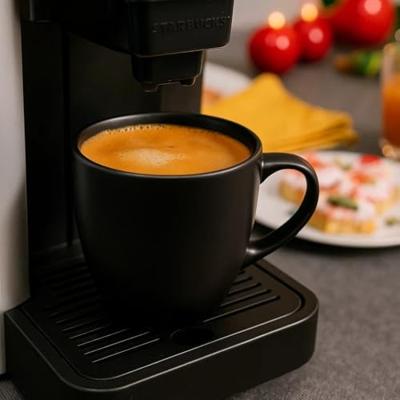 Studio Tavola Koffiekopjes Black Tie 200 ml - 6 stuks Studio Tavola Koffiekopjes Black Tie 200 ml - 6 stuks