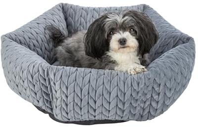 TRIXIE HONDENMAND LIVIA ROND GRIJS 50X50 CM