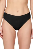 Perini naadloos ondergoed dames heupslip - elastisch katoenen dames onderbroek - Zwart - Wit - thumbnail