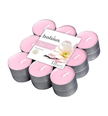 Bolsius True Scents theelichten magnolia 18 Stuks Bolsius True Scents theelichten magnolia 18 Stuks