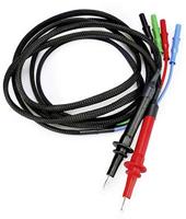 HT Instruments KIT Kelvin Banaanstekker Bananenbus, Bus 4 mm, Steekaansluiting 4 mm Groen 1 stuk(s) - thumbnail