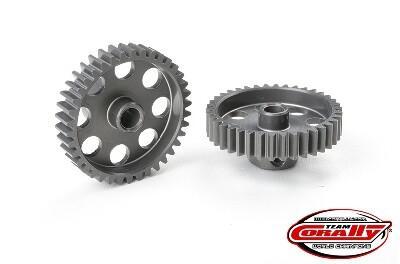 Team Corally - 48 DP Pinion - Short - Hard Anodised Aluminium - 38T - 3.17mm as