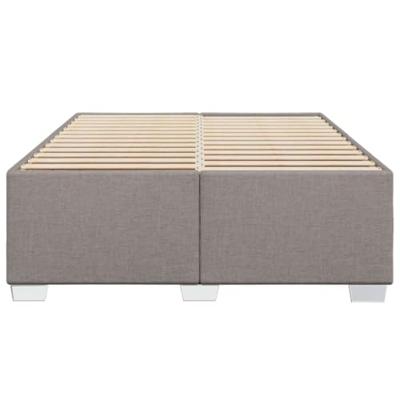 Bedframe zonder matras stof taupe 140x200 cm
