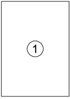 Etiket Quantore 210x297mm 100 stuks - thumbnail