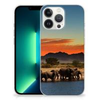 iPhone 13 Pro Max | TPU Hoesje | Olifanten - thumbnail
