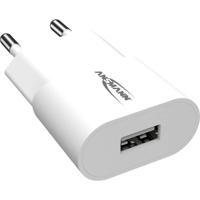 Ansmann Caricabatterie USB a 1 porta da 5 W, con controllo intelligente di ricarica per smartphone, tablet, GoPro, e-book, ecc. bianco - thumbnail