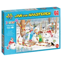 Jan Van Haasteren legpuzzel junior - snowman, 150st. - thumbnail