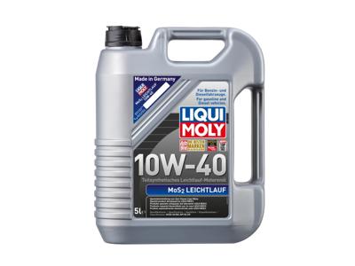 LIQUI MOLY motorolie "mos2 leichtlauf". mos2-lightrunning oil 5 l 10w-40hd