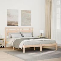 Bedframe extra lang zonder matras massief hout 140x220 cm - thumbnail