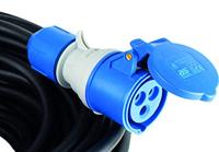 AS Schwabe 61407 Stroom Verlengkabel 16 A Zwart, Blauw 10 m H07RN-F 3G 2,5 mm² - thumbnail