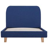 Bedframe stof blauw 90x200 cm - thumbnail