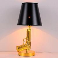 Golden Gun Lamp Replica - Beretta Tafellamp - Gouden Pistool Lamp - thumbnail