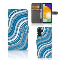 Samsung Galaxy A04s | Samsung Galaxy A13 5G | Telefoon Hoesje | Waves Blue - thumbnail