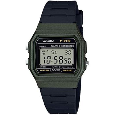 Horloge Uniseks Casio VINTAGE Zwart Groen (Ø 35 mm)