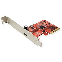 ROLINE PCI Express Kaart, USB 3.2 Gen 2x2, 1 Poort Type C - thumbnail
