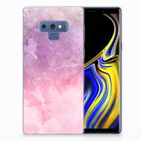Smartphone hoesje Samsung Galaxy Note 9 Pink Purple Paint - thumbnail