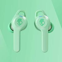 Skullcandy Indy Evo: een Bluetooth-koptelefoon met microfoon, True Wireless, een zweet, water- en stofbestendig ontwerp en een accuduur van 30 uur – Groen - thumbnail