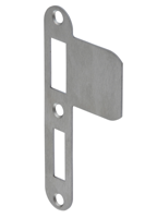 Nemef VP1279 Sluitplaat | RVS 23x127.3mm afgerond | verlengd | DR 2+4 - 9127990702 - thumbnail