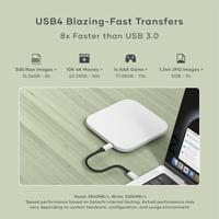 Satechi USB4 Slim NVMe SSD behuizing - Silver - thumbnail
