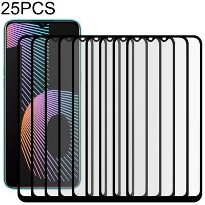 Voor OPPO Realme Narzo 10 25 PCS Full Glue Full Screen Tempered Glass Film