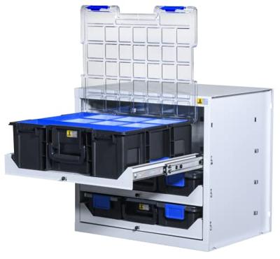 Allit 455805 Behuizing voor ladesysteem EuroPlus Depot M (l x b x h) 600 cm x 380 mm x 465 mm Grijs 1 stuk(s)