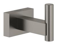 Haak GROHE Essentials Cube Hard Graphite Geborsteld - thumbnail