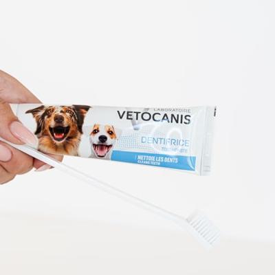 VETOCANIS DENTAL HYGIËNE KIT HOND PLAK VECHTER