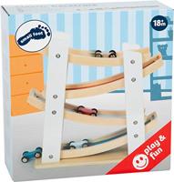 Small Foot - houten autobaan met 4 auto&apos;s - thumbnail