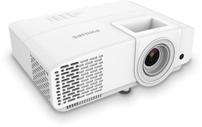 Philips, Propix 650, professionele DLP-projector, thuisbioscoop, geavanceerde beeldcorrectie, WXGA 1280 x 800 pixels, lumen: 4000 ANSI, wit, 2,5 kg