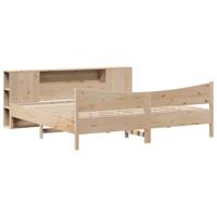 Bedframe zonder matras massief grenenhout 180x200 cm - thumbnail
