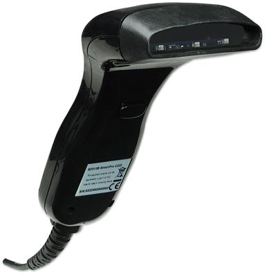 Manhattan 401517 USB-Kit Barcodescanner Kabel 1D Zwart Handmatig USB