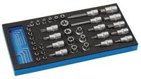 Promat /tecwerk gereedschapsmodule | 46-delig 1/3-module | dopsleutel - 4000871250 - thumbnail