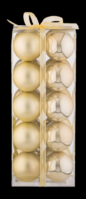 LIVARNO home 20 Kerstballen (Goud)