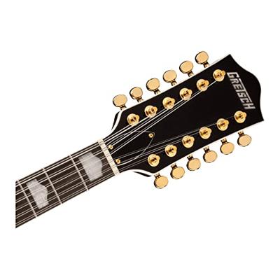 Gretsch G5422G-12 Electromatic Classic Hollowbody DC Walnut Stain 12-snarige semi-akoestische gitaar - thumbnail