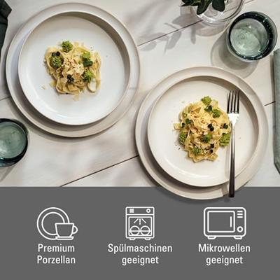Villeroy & Boch Crafted Cotton Dinerset 4 delig 2 pers