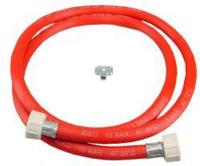 Vulslangset rood + 3/4 wartels recht compleet 150 cm Aqua Splash - thumbnail