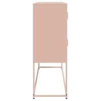 Dressoir 100,5x39x107 cm koudgewalst staal roze - thumbnail