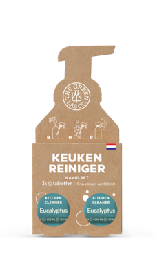 The Green Lab Co. Navul Set Keukenreiniger Tabletten Eucalyptus The Green Lab Co. Navul Set Keukenreiniger Tabletten Eucalyptus