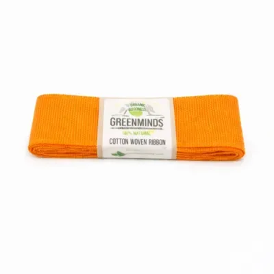 Greenminds lint katoen oranje 2 m | 48 stuks